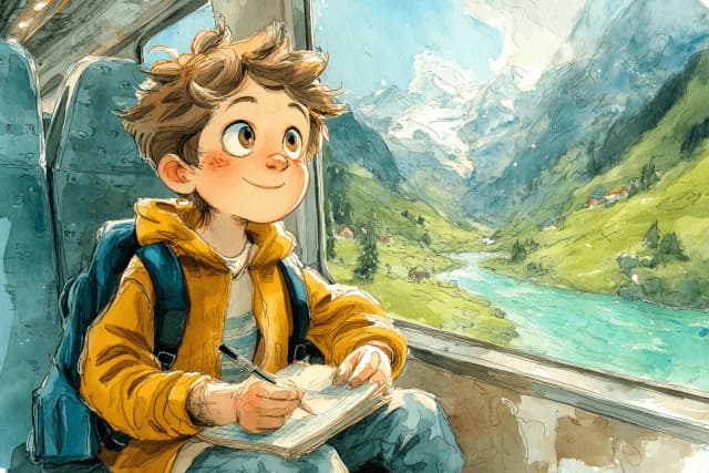 Themenbild zu Leseverständnis · Noah quer durch die Schweiz