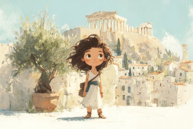 Themenbild zu Leseverständnis · Helena in Olympia